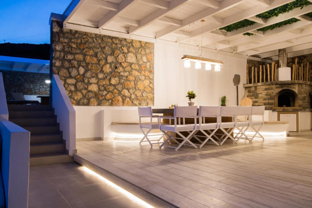 Theros Luxury Villas Damatria Eksteriør bilde
